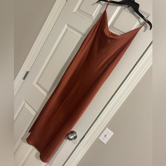 Petal & Pup Dresses & Skirts - Petal & Pup Rust Slip Midi Dress